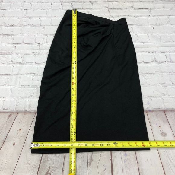 Moschino Cheap and Chic Women Skirt US Size 6 Black Rayon Blend B238 -3 - Picture 2 of 16